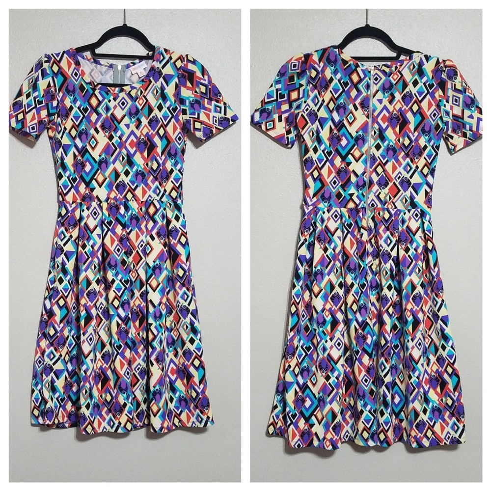 LULAROE Amelia Disney Maleficent Dress